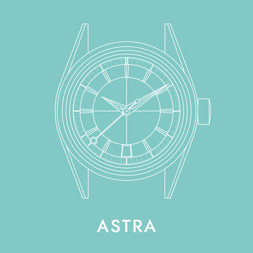 Lorier Astra Series I owner's manual button - illustrated case diagram