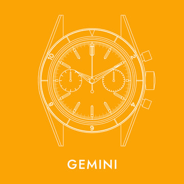 Lorier Gemini Series I and II owner's manual button - illustrated case diagram