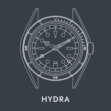 Lorier Hydra Series IIII owner's manual button - illustrated case diagram