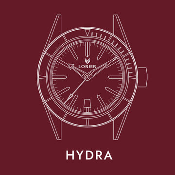 Lorier Hydra Series I owner's manual button - illustrated case diagram