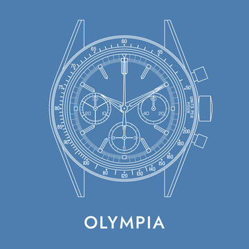 Lorier Olympia Series I and II owner's manual button - illustrated case diagram