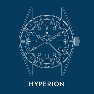 Lorier Hyperion Series I and II (Soprod) owner's manual button - illustrated case diagram