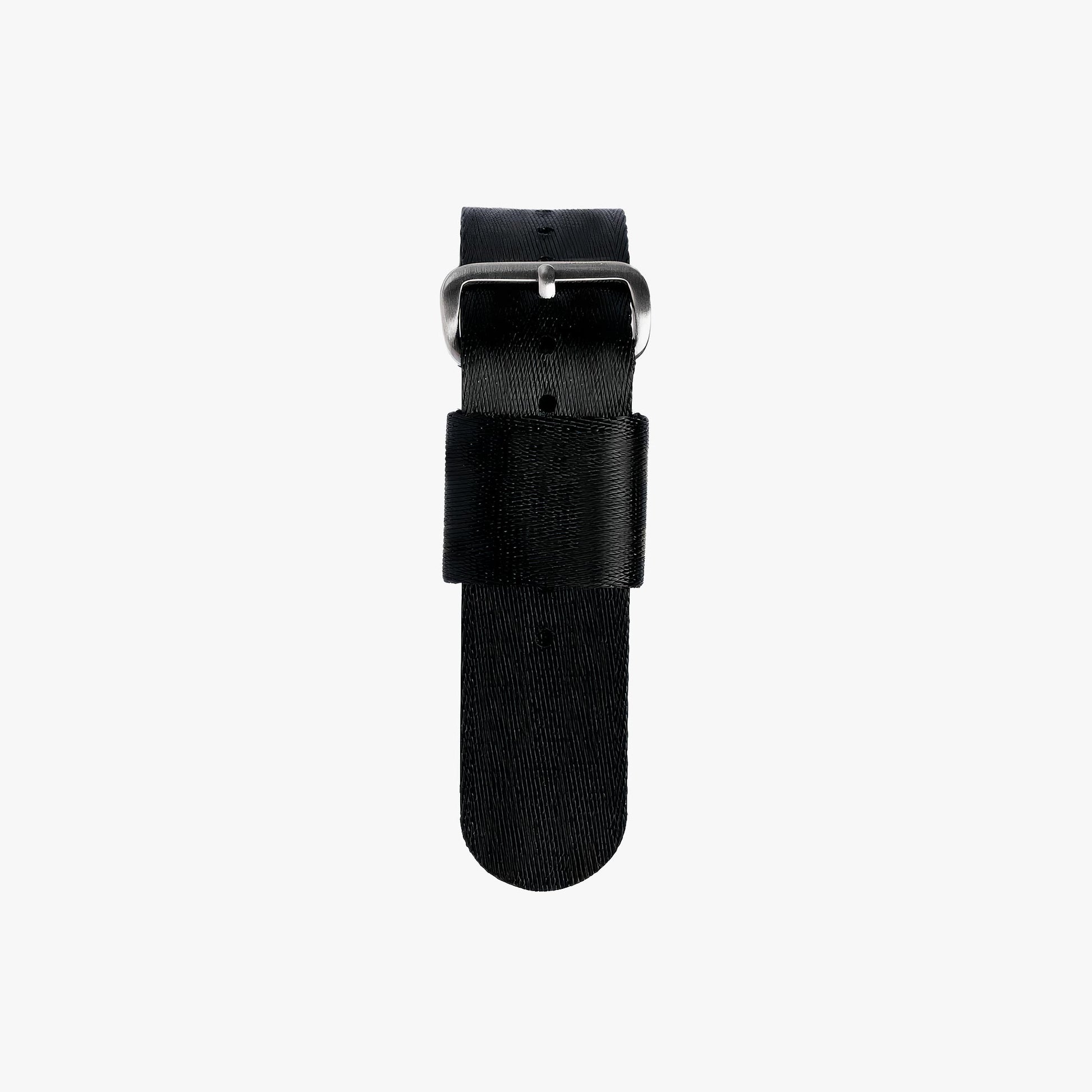 Lorier black woven nylon strap with stainless steel buckle
