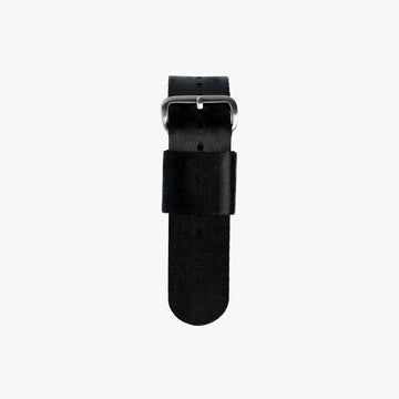 Lorier black woven nylon strap with stainless steel buckle