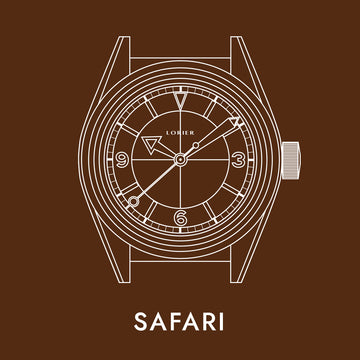 Lorier Hyperion Safari owner's manual button - illustrated case diagram